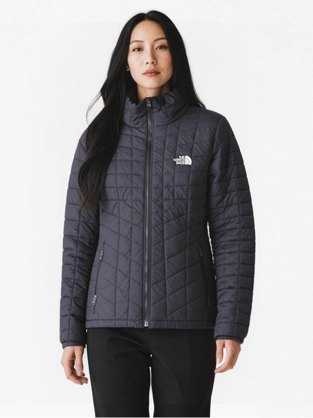 The North Face black Quilted Insulated Jacket Size XL